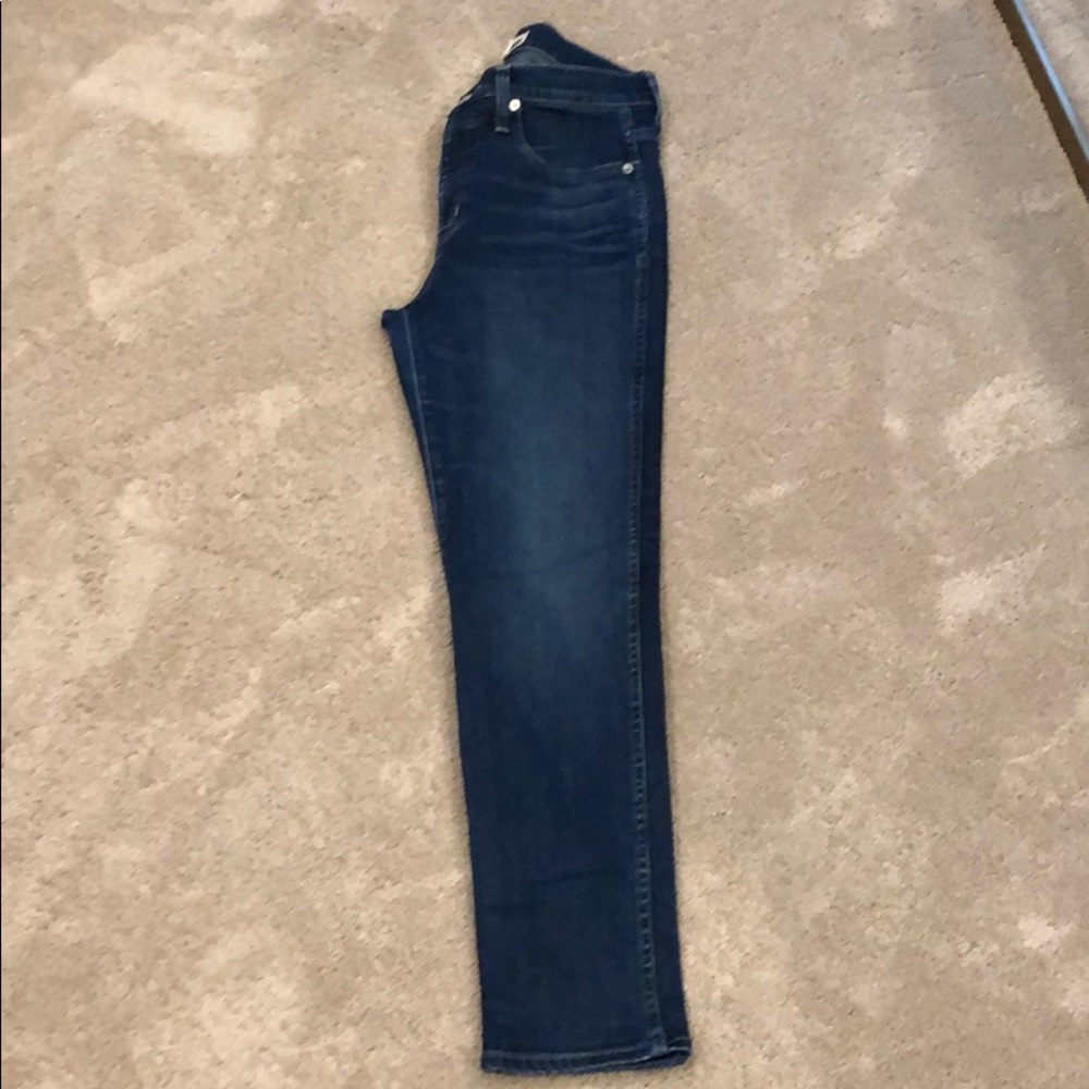 Straight leg jeans